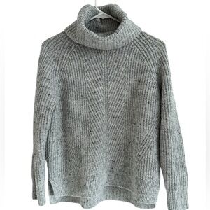 Madewell Wool Blend Gray Knit Sweater, Size Small